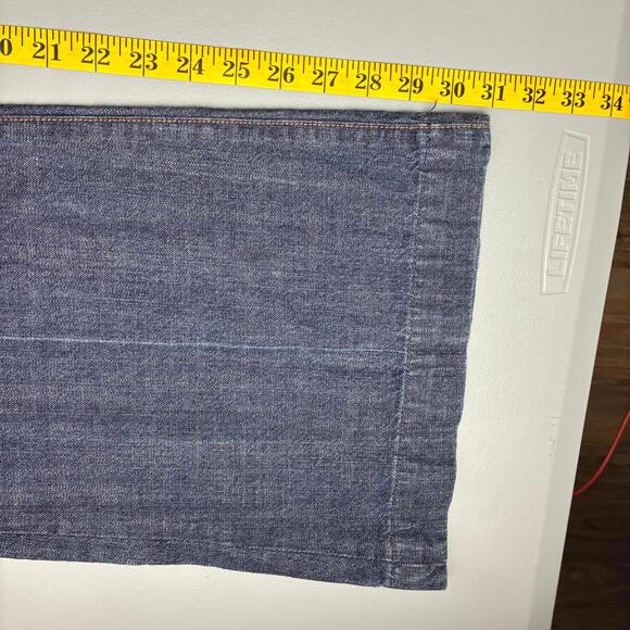 7 For All Mankind Women's Vintage Dojo Flare Jeans Sz 31 - Picture 9 of 9
